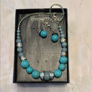 Covington Turquoise and Silver Necklace